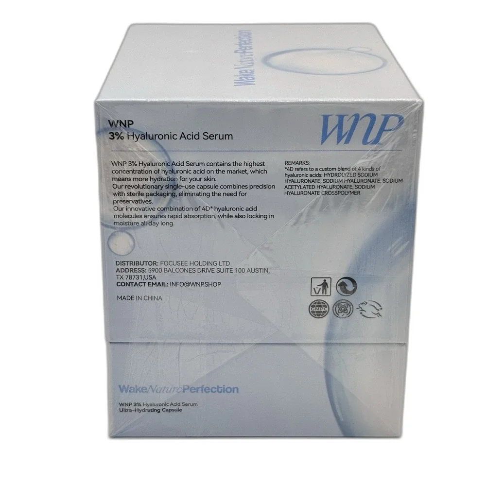 WNP Ultra-Hydrating Serum 3% Hyaluronic Acid + Eye Cream|Wrinkle Eraser Massagin